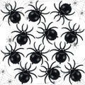 Halloween Black Spider Balloons - 12 Pack 32.5 Inch Giant Foil Decorations - Variation: Spider