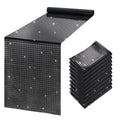 Disco Party Table Runner 12x72 Inches Black Sequin Set of 10 - Modern Decor