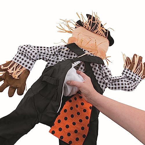 Stuff-a-Scarecrow Halloween Decor - 20x40 Inch Fall & DIY Craft