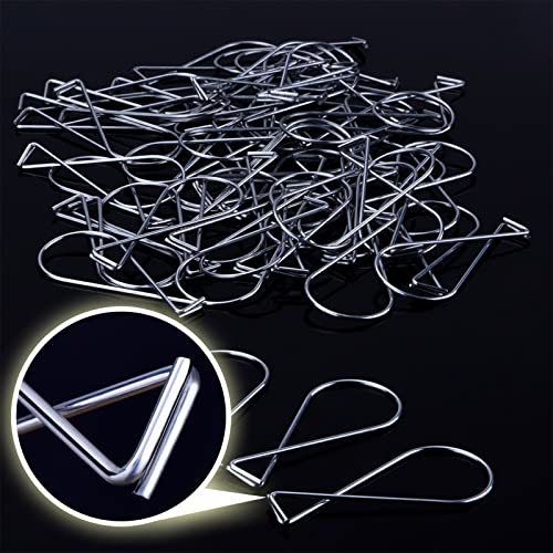 300 Pack Ceiling Tile Hooks - Drop Ceiling T-Bar Hangers for Sign, Decoration, Office & Wedding