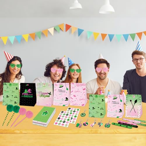 Party Favor Set 84pcs Witch Theme Celebration Supplies with Notepads Pens Sunglasses