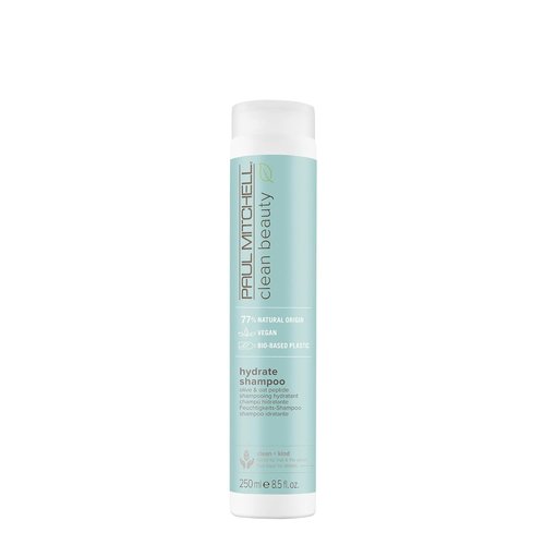 Paul Mitchell Clean Beauty Hydrate Shampoo - Replenishes Moisture for Dry Hair, 10.1 Fl Oz