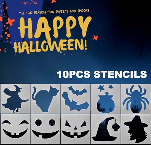 Black Pumpkin Carving Kit Tools Halloween Set - Heavy Duty Stainless Steel