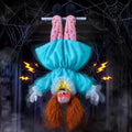 Halloween Hanging Animatronic Doll - Creepy 31.5 Inch Outdoor Decor with Glowing Eyes