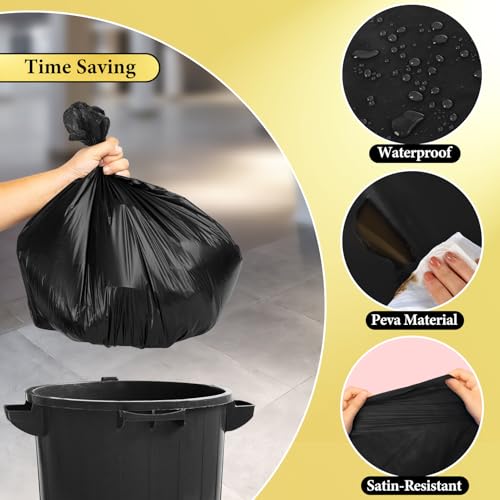 10 Pack Black Disposable Waterproof Tablecloths 54x108 Inches for Events and Parties