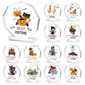 Halloween Acrylic Trophy Set - 12 Awards for Costume Contest - Kids & Adults - Geelin Variation