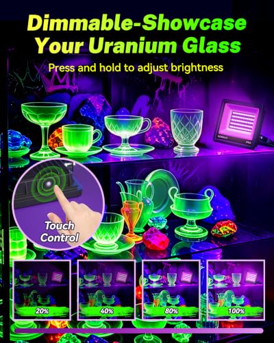 Rechargeable Black Light LED for Night Fishing Halloween Parties Portable Waterproof