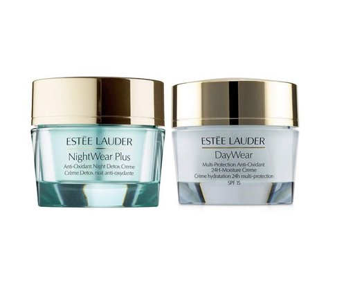 Estee Lauder DayWear Advanced Protection Anti-Oxidant Creme & NightWear Plus Detox Creme | 15ml Each