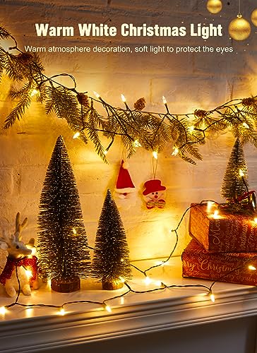 Brightown Warm White Battery String Lights - 4 Pack Indoor Xmas Decor