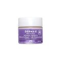 Derma E Advanced Peptides Night Moisturizer - Vegan Flora-Collagen Cream for Hydration & Elasticity | 2 Oz