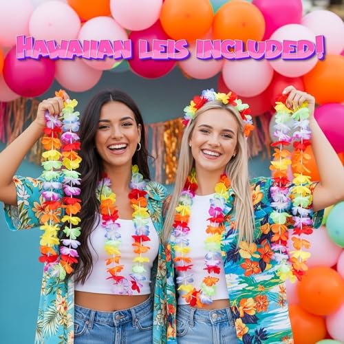 Mexican Fiesta Balloon Arch Garland Kit - Taco Tuesday Birthday Decorations - Hot Pink & Orange