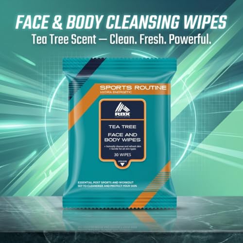 Men’s Face Wipes 4-Pack - Cleansing Wipes for Men with Cedar, Bourbon, Eucalyptus, Tea Tree & Sandalwood