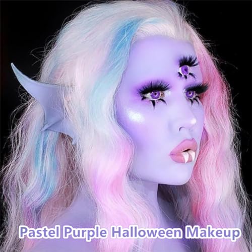 Go Ho Pastel Purple Water-Based Face & Body Paint 2.1oz for FX, Cosplay & Halloween - Variation: Pastel Purple