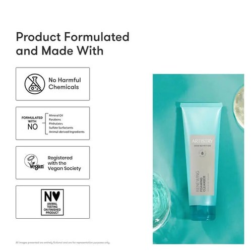 Art Stry Skin Nutrition Renewing Foaming Cleanser - Deep Cleanse & Hydrate | 125ml