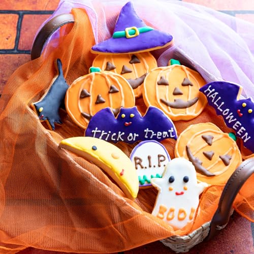 Halloween Cookie Cutter Set 9Pcs Stainless Steel Shapes for Party Baking