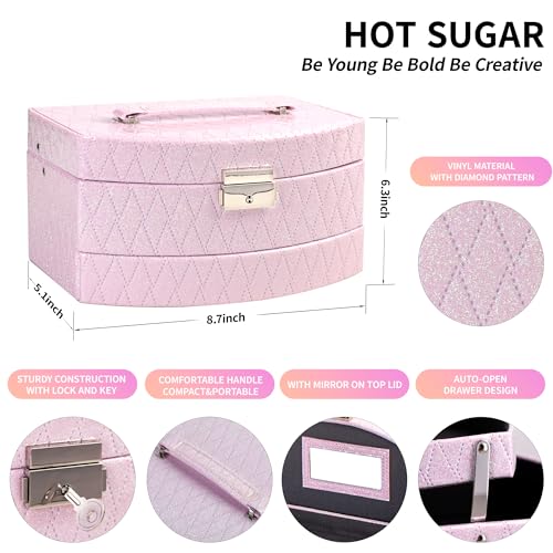 Pink Makeup Kit for Teen Beginners - Complete Cosmetic Set with Case