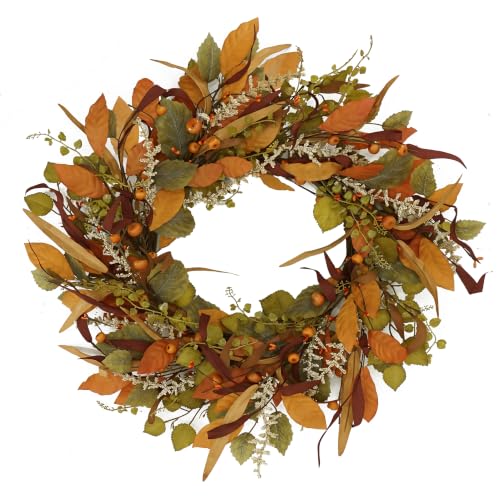 Fall Wreath for Front Door 22 Inch Autumn Wreath Home Decor Harvest