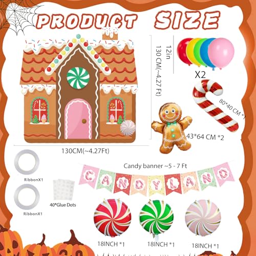 Halloween Candy Trunk or Treat Decoration Kit with Balloons & Banner