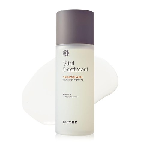 Blithe Vital Treatment Niacinamide Toner - Korean Skin Essence for Oily Skin & Dark Spots | 5 Fl Oz