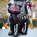 4ft Halloween Inflatable Black Cat with LED Lights - Outdoor Indoor Decor - Variation of THIS listing