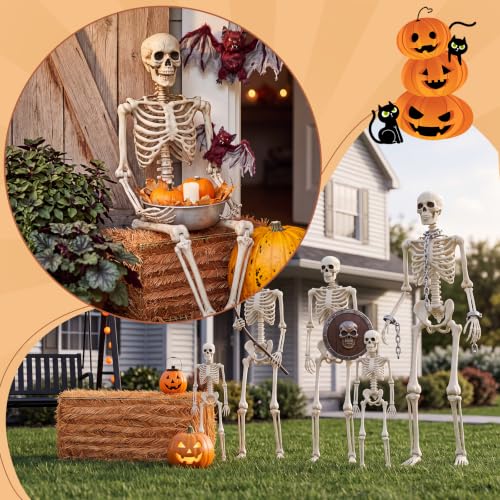 Fall Halloween Decorative Straw Hay Bale - 20 x 9 x 8 Inch - Rustic Farmhouse Style (Variation of THIS listing)