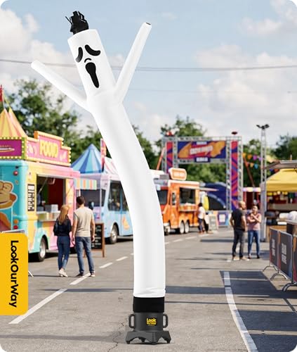 Ghost Inflatable Air Dancer Tube Man - 10ft Halloween Outdoor Yard Decoration - Variation of THIS listing
