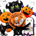 Halloween Balloons Set with Ghost Bat Pumpkin and Spider Decorations