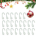 Christmas Ornament Metal Hooks Hangers - Green Bendable Wire, 120PCS - Easter & Holiday Decor