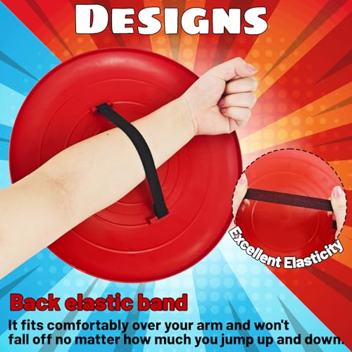 12 Inch Plastic Captain Round Shield Role Play Toy for Superhero Cosplay Halloween & Party