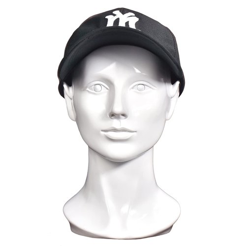 MIAOMANZI PVC Mannequin Head White Female Manikin Dummy Stand Model Display Hat Scarf Wigs Hair Glasses Hat Beauty Styling Tool (bright white)