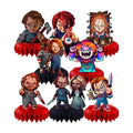 Halloween Horror Honeycomb Centerpieces - 8pcs Party Table Decorations