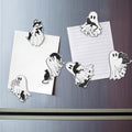 Halloween Wooden Fridge Magnets - Cat Ghost Tombstone Decor, Style 6, 6 Pcs