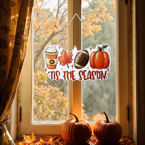 Fall Wooden Sign for Home & Front Door Decor - Season02
