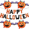 Halloween Balloons Banner with Pumpkin Balloons for Party Decorations