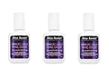 Mia Secret Strong-Jet Clear Nail Glue Brush-On Glue 1/2 oz (335) x 3