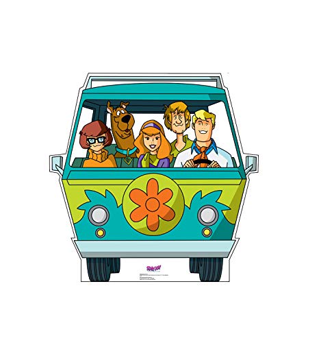 Cardboard People Mystery Machine Cardboard Cutout - Scooby-Doo, 45x45 Inches - Reusable Party & Decor Prop