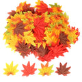 Artificial Maple Leaves Fall Decorations for Weddings Thanksgiving Autumn Party 200PCS