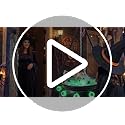 Lighted Witches Cauldron Halloween Decoration with Tripod, Spiders & Cobwebs