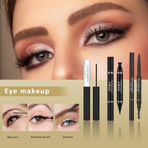 Teen Makeup Kit with Eyeshadow, Lip Gloss, Foundation & Brushes – All-in-One Cosmetics Set for Girls