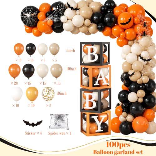 Halloween Baby Shower Decorations Set - Fall Theme Party Supplies for Boys & Girls
