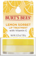 Burt's Bees Natural Lip Treatment - Hydrating Sweet Mint Balm with Sea Minerals | Nourishing Lemon Sorbet