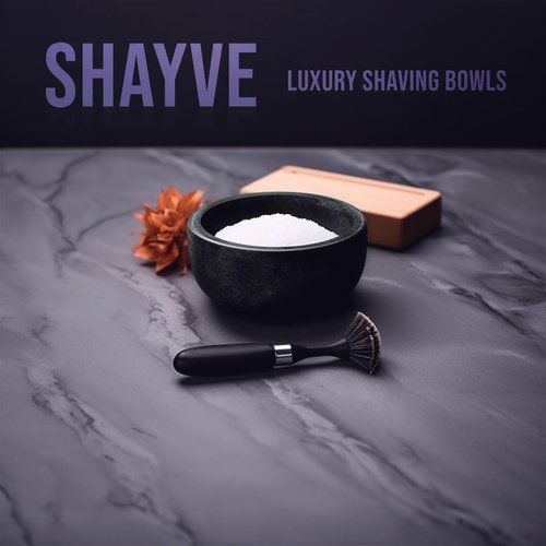 URBAN SOMBRERO ShayVe Bowl for Shaving Soap & Cream - Marble Shave Bowl For Soap & Cream - Exquisite Heat Insulated Wet Kit Addition (White)