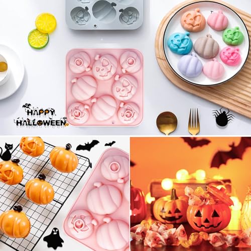 Halloween Silicone Mold Set for Baking Candy and Soap - 3 Pack