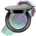 Plum Teal Chameleon Eyeshadow Duochrome Palette with Mirror - Vibrant & Blendable