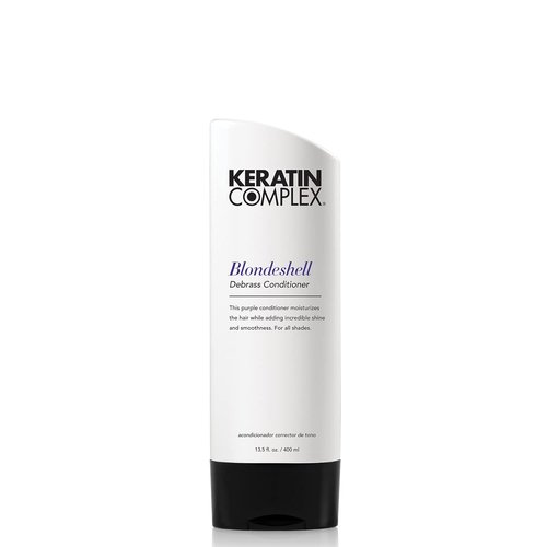 Keratin Complex Blondeshell Conditioner - Debrass & Brighten Blonde Hair | 33.8 Fl Oz
