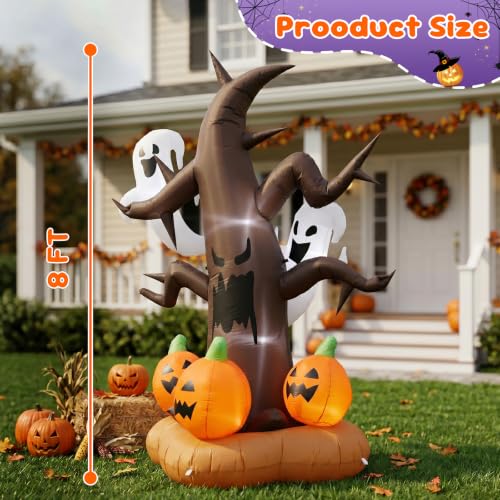 8ft Halloween Horror Tree Inflatable Decoration - Horror Tree Variation