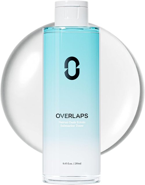 Ectoin Calming Toner by Overlaps - Redness Relief & Barrier Repair for Sensitive Skin | Hydrating Glass Skin with Hyaluronic Acid, 8.45 fl. oz.