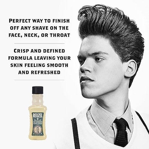 Reuzel Wood and Spice Aftershave, End Your Shave in Style, 3.38 oz