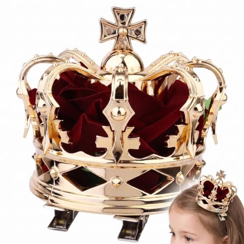 Mini Queen Crown Hair Clip for Women - 3D Hair Accessory