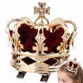 Mini Queen Crown Hair Clip for Women - 3D Hair Accessory